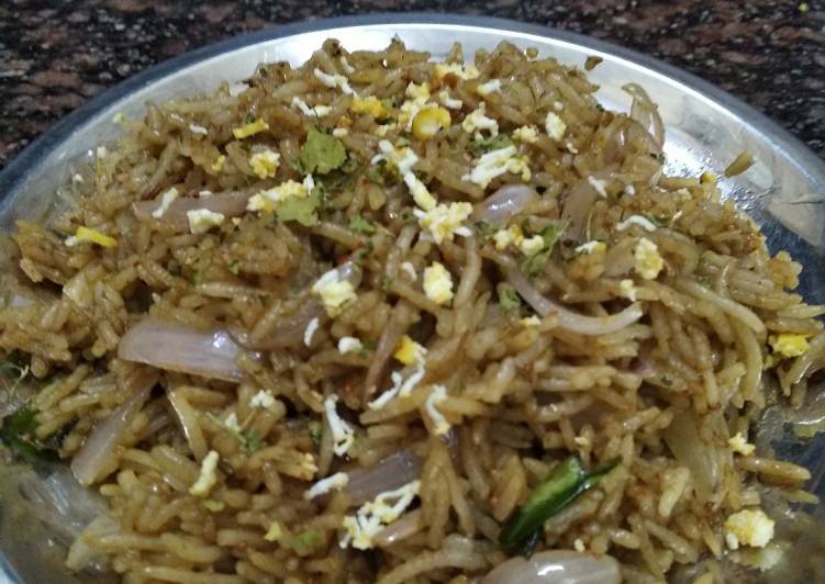 Recipe of Super Quick Fried Brown Rice