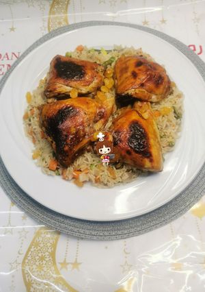 صورة لوصفة رز مبهر بالخضار