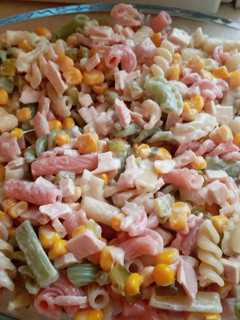 عکسی از دستور سالاد ماکارونی😋😋