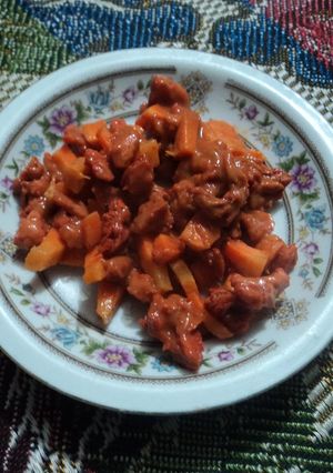 Una foto de Verduras con soya al chipotle Doña Tere