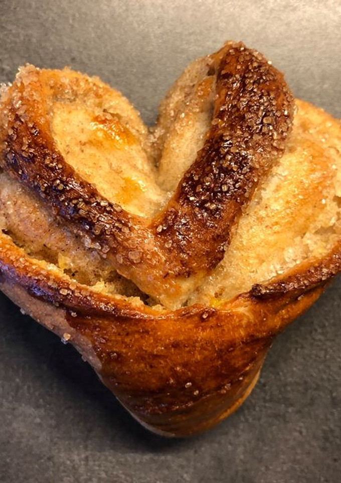 Una foto de Caracoles o Corazones de Canela