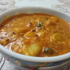 A picture of Dahi wali arbi ki sabji.