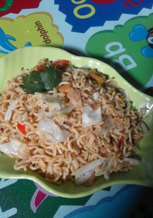 Foto resep Oseng mie tek tek 😄