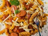 One pot Hot Dog pasta