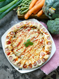 Foto resep Pizza Sayuran (660)