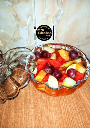 A picture of Fruits salad.