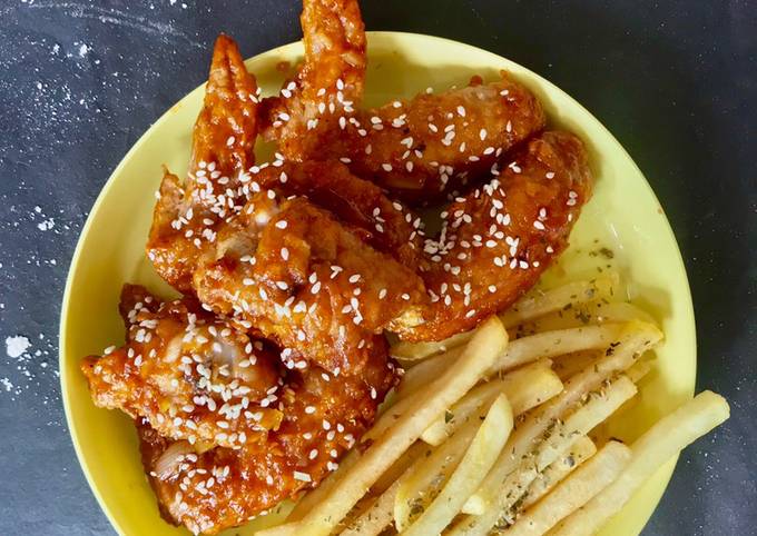 Langkah Mudah untuk Menyiapkan Korean Chicken Wings Anti Gagal