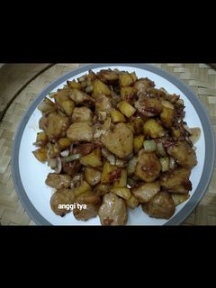 Foto resep Lada Hitam Kebas (kentang baso)