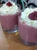 Batido helado frambuesa-banana
