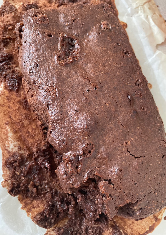 Una foto de Queque de avena chocolate