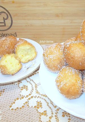 Narancsos fánk falatkák recept fotója