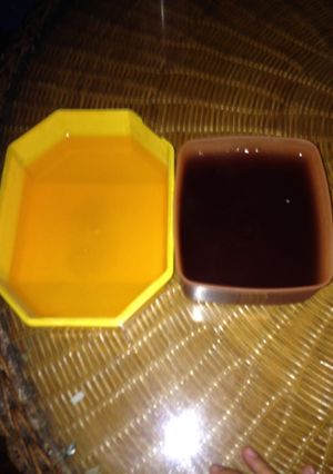 Foto resep Agar Nutrijell jeruk dan anggur ala edel