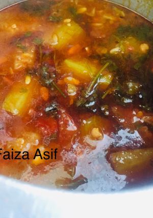 A picture of Mix lauki dal.