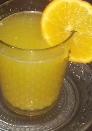 صورة لوصفة عصير البرتقال الطبيعى المنعش 😊😋😅