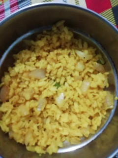 A picture of Vegetables poha.