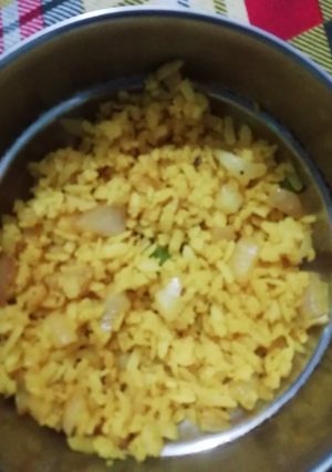 A picture of Vegetables poha.