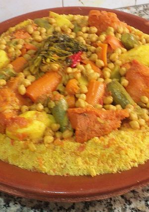 A picture of Moroccan Couscous.