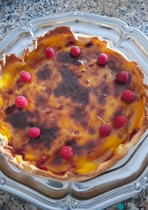 Foto de Tarte de Nata com Framboesas