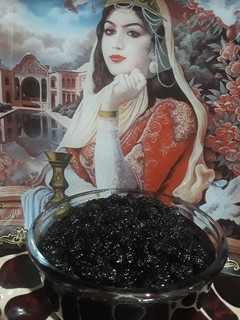 عکسی از دستور مربای توت سیاه
