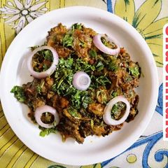 A picture of Karela sabji.