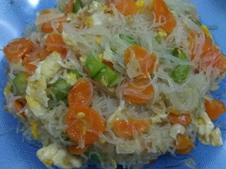 Langkah Gampang Membuat Resep Bihun oyong telur orak arik yang Menggugah Selera Anti Ribet, Bisa Manjain Lidah