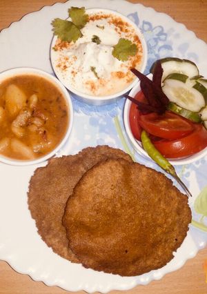 A picture of Vrat platter.