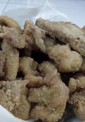 Foto resep Kulit ayam goreng tepung simple