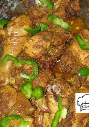 A picture of Oven baked chicken.