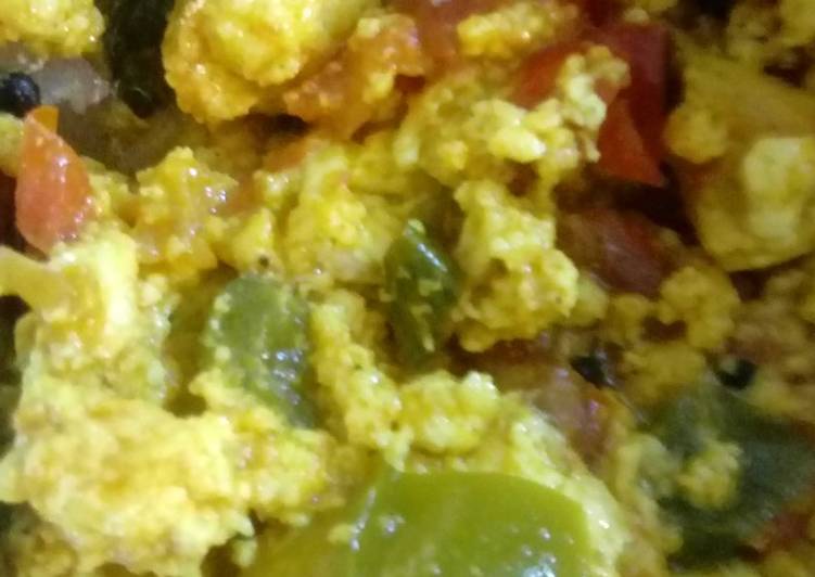 Easiest Way to Prepare Recipe of Paneer bhurji