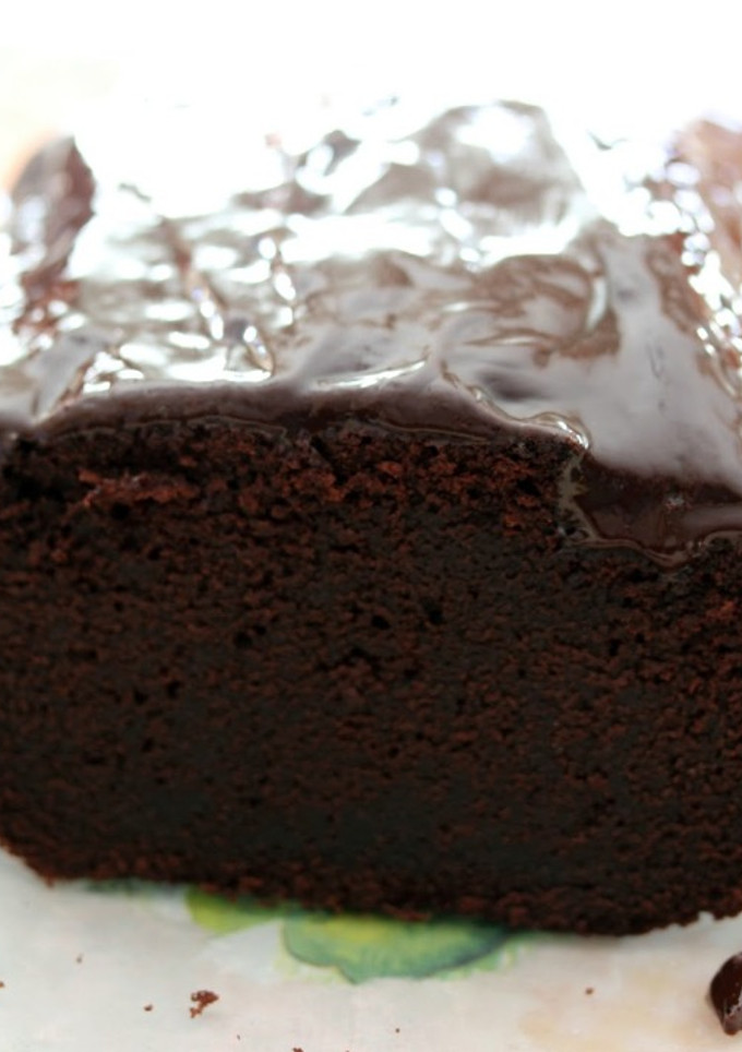 Una foto de Pound cake de chocolate