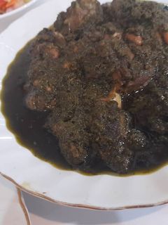 عکسی از دستور قورمه سبزی با روغن دنبه خیلی خوش مزه