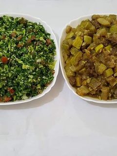 صورة لوصفة مفركة القرع الاخضر