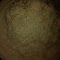 A picture of White rice.