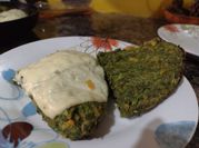 Una foto de tortilla de acelga para dieta