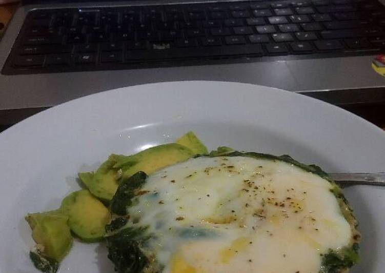 Telur bayam sehat