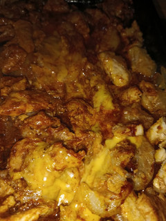 Una foto de Bondiola de cerdo al horno con cheddar y barbacoa