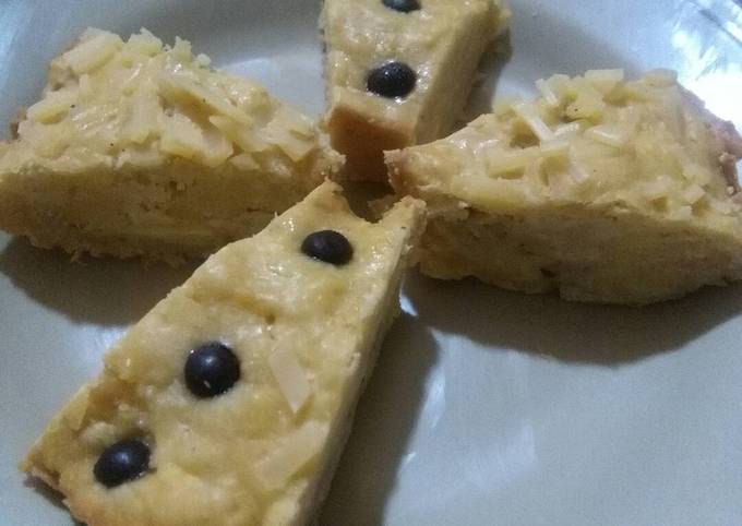 Cara Gampang Menyiapkan Cake pisang (tepung beras gula merah), Enak Banget