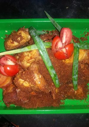 Foto resep Ayam goreng serundeng renyah kriuk