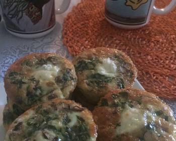 Easy Recipe Spinach  Mushroom Quiche Practical Delicious