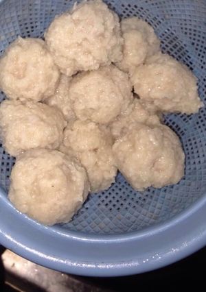 Foto resep Bakso ayam kenyal