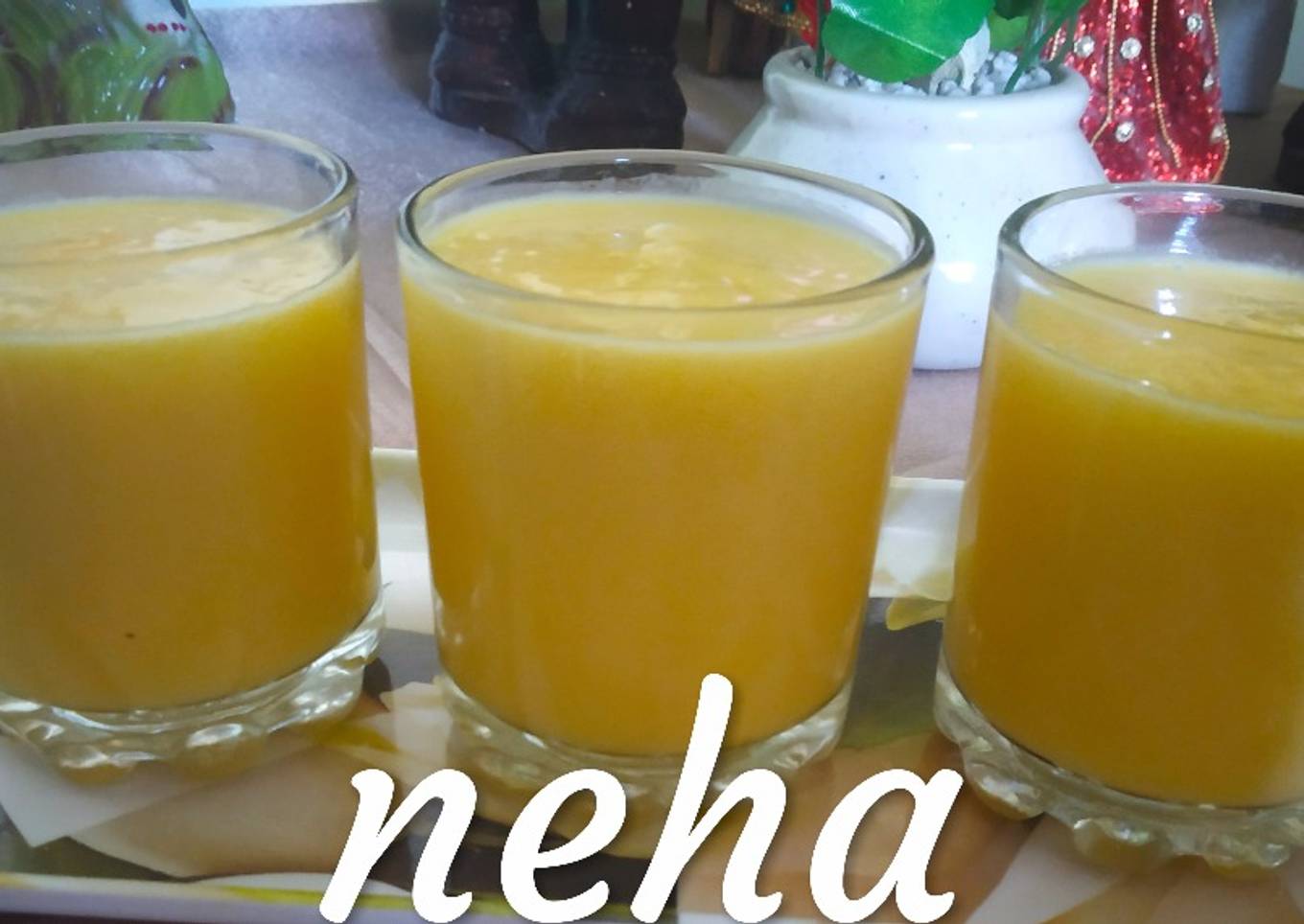 Mango flavoured Lassi