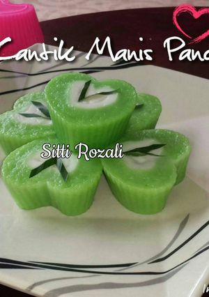 Foto resep Kue Cantik Manis Pandan