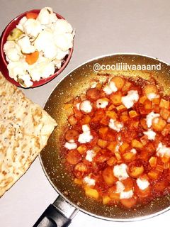 عکسی از دستور سوسیس سیب زمینی (ساندویچ دانشجویی)