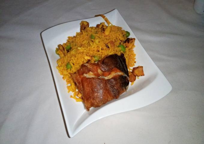 Recipe of Super Quick Homemade Palm oil Fried Rice