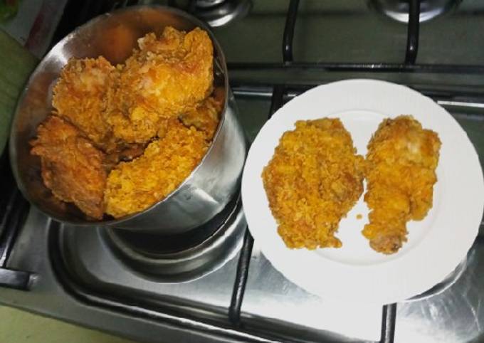 Fried chicken (KFC) style 🥰