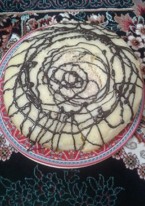 عکسی از دستور کیک با طعم توت فرنگی