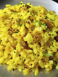 A picture of Kanda poha.