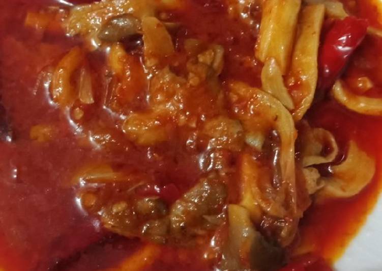 Cara membuat Cendawan sambal sedap