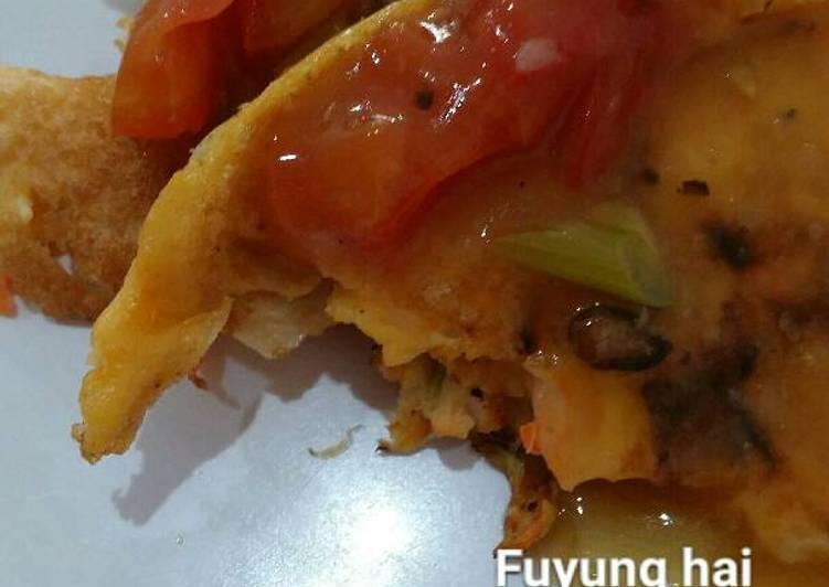 Resep Fuyunghai sehat dg bhn2 alami yang Bisa Manjain Lidah