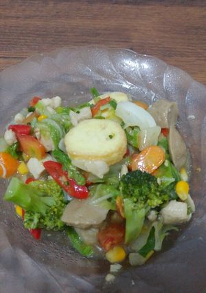 Foto resep Capcay with Bakso & Tofu